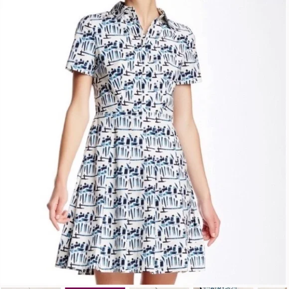 Tory Burch | Dresses | Tory Burch Figurine Stretch Poplin